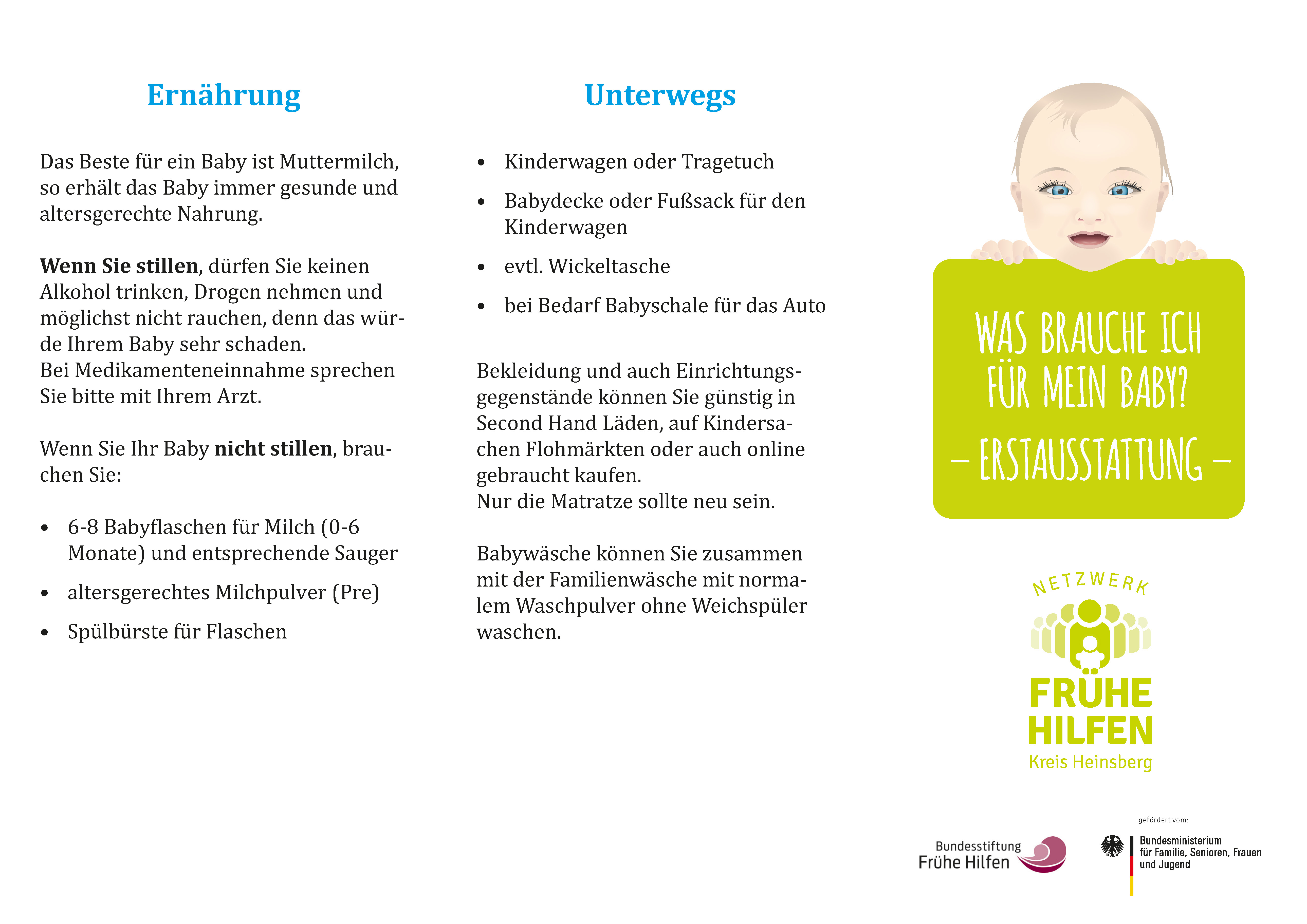 Vorschaubild Flyer Erstausstattung