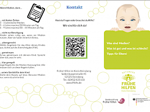 Neuer Flyer zum Thema Medien, Seite 1